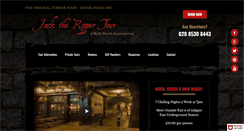 Desktop Screenshot of jack-the-ripper-tour.com